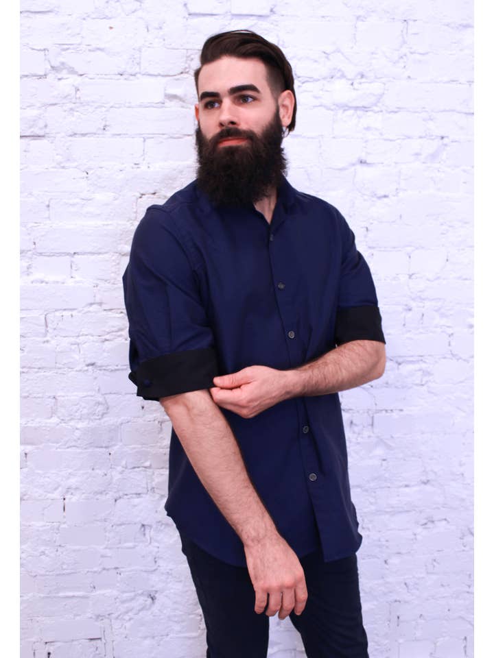 Am.A-Line Collections LLC - Wholesale Button Down Shirt - Men's - Unfurl Men's Button Down Shirt Button Down with French Cuffs5