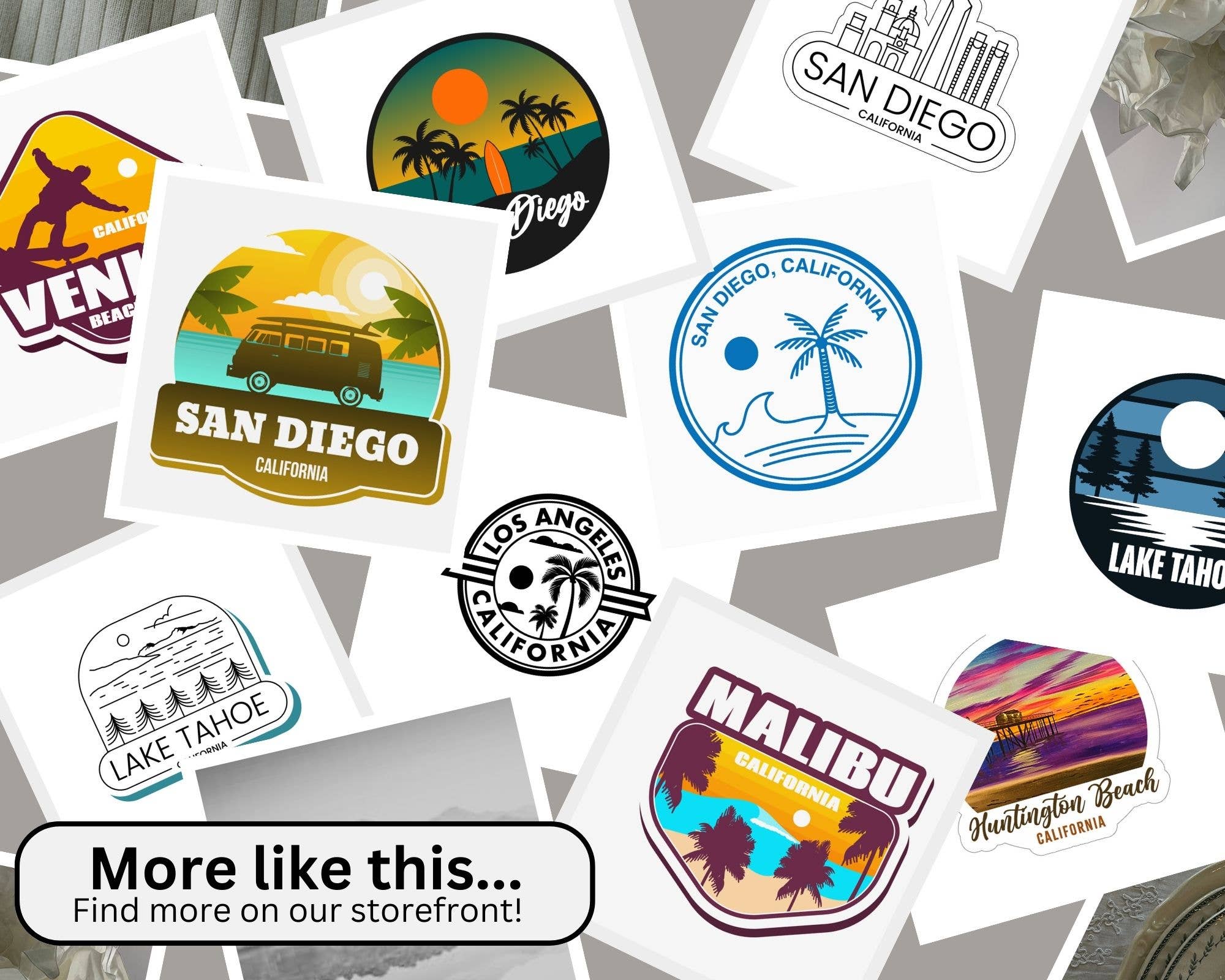 MOJA - Wholesale Sticker - San Fransisco Vinyl Sticker3