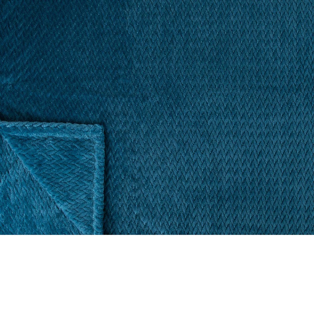 Pavilia – Manta para sofá por atacado – Cobertor de fleece texturizado com estampa de folhas79