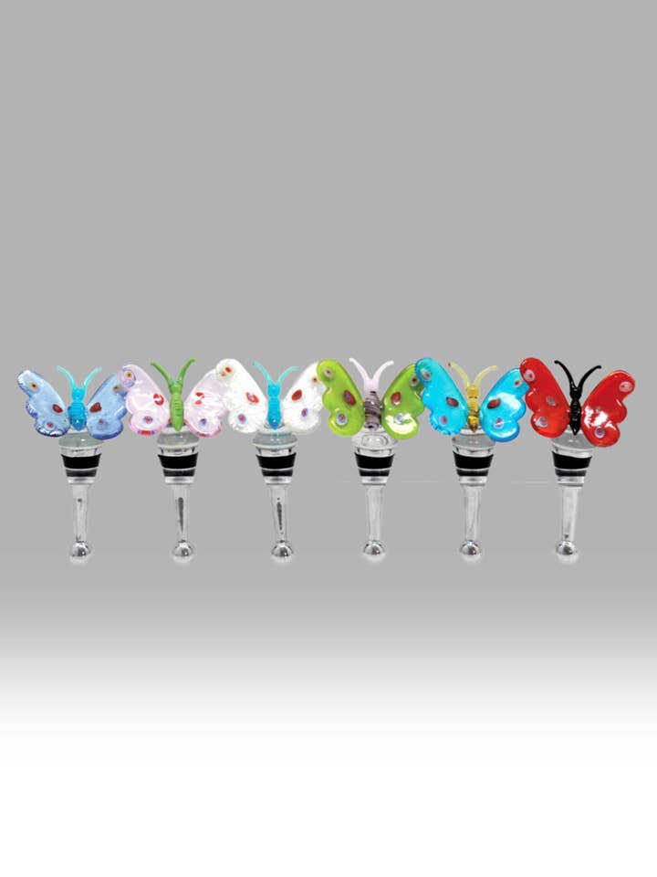 Vlinder - Set van 6 voor wholesale door Nobile Glassware Ltd.