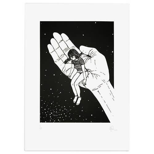 Siebdruck in limitierter Auflage Hab keine Angst Kleiner für den Großhandel von amesea