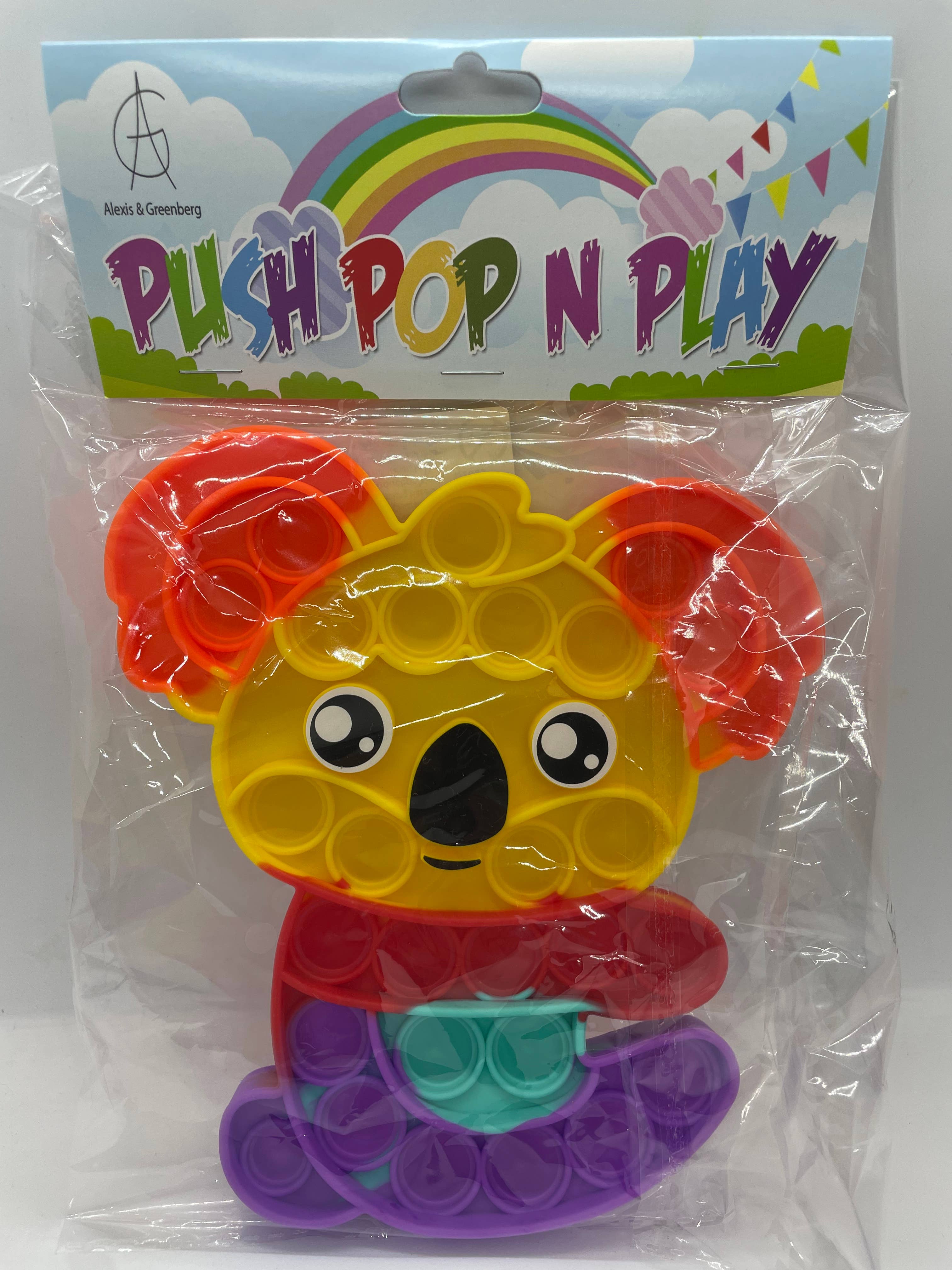 AlexisandGreenberg - Wholesale Fidget toy – Kids - A & G Assorted Rainbow Color Push Pop Bubble Pop Fidget Toys1