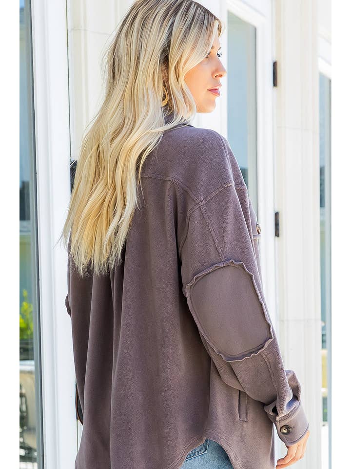 Sweet Lovely by Jen - Wholesale Shirt Jacket/Shacket - Women's - SOFT COZY WASHED SHACKET20