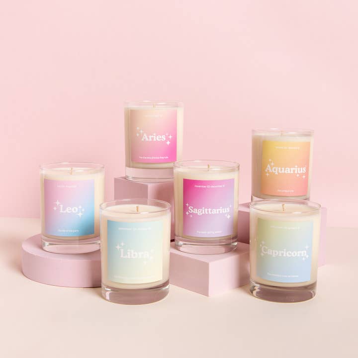 SALE!! $7 Zodiac Candles (Astrology) for wholesale by Talking Out of Turn