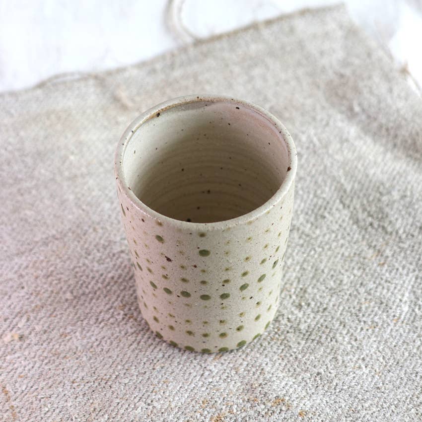 Polli Pots – Engroshandel Drikkeglas/kop – Grønne og hvide tumblere3