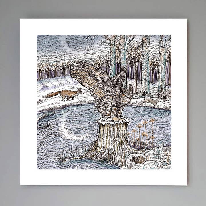 'Jagt' Kunsttryk for engroshandel hos Fay's Studio