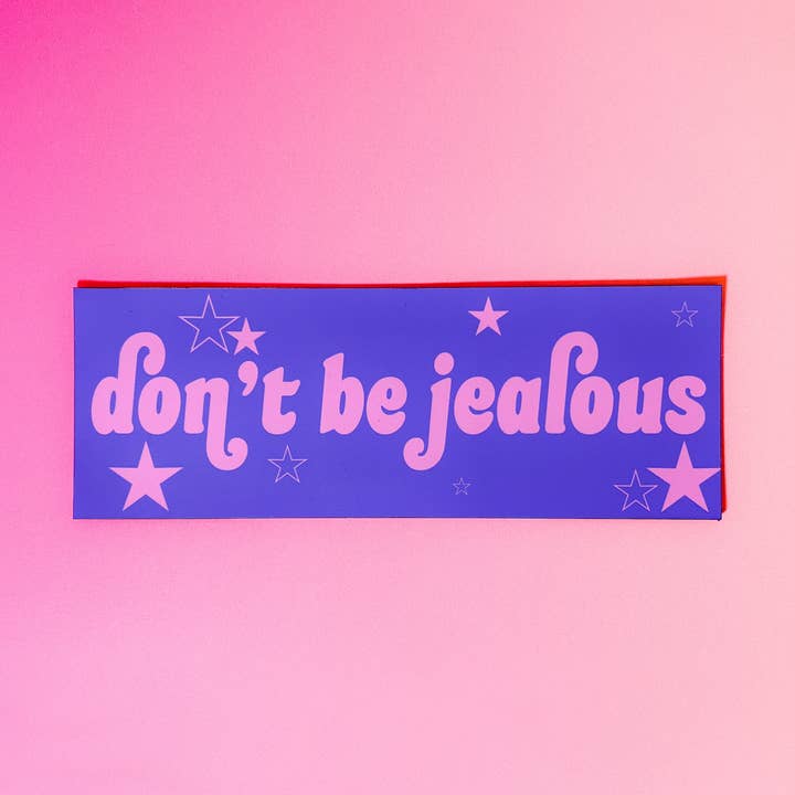 A Shop of Things - Wholesale Magnet - Don't Be Jealous Car Magnet0