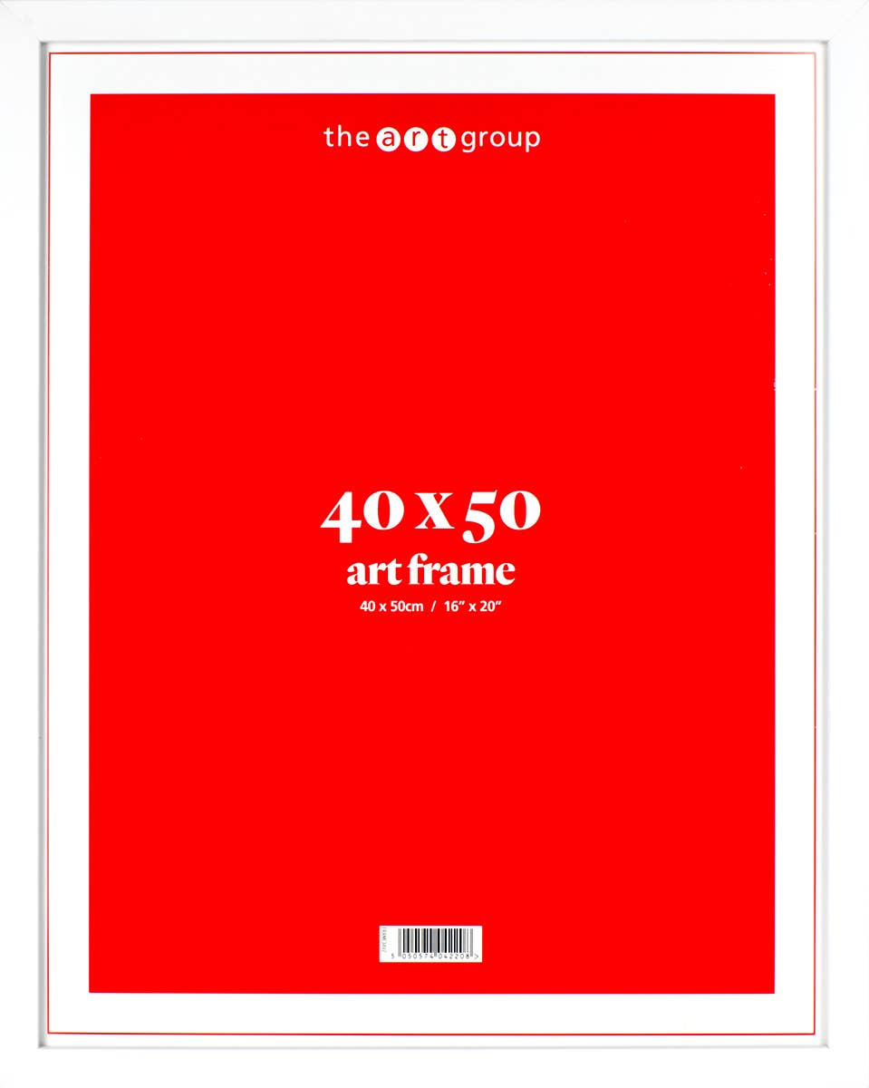 The Art Group – wholesale Picture frame – White Print Frame (40x50cm) Frames0