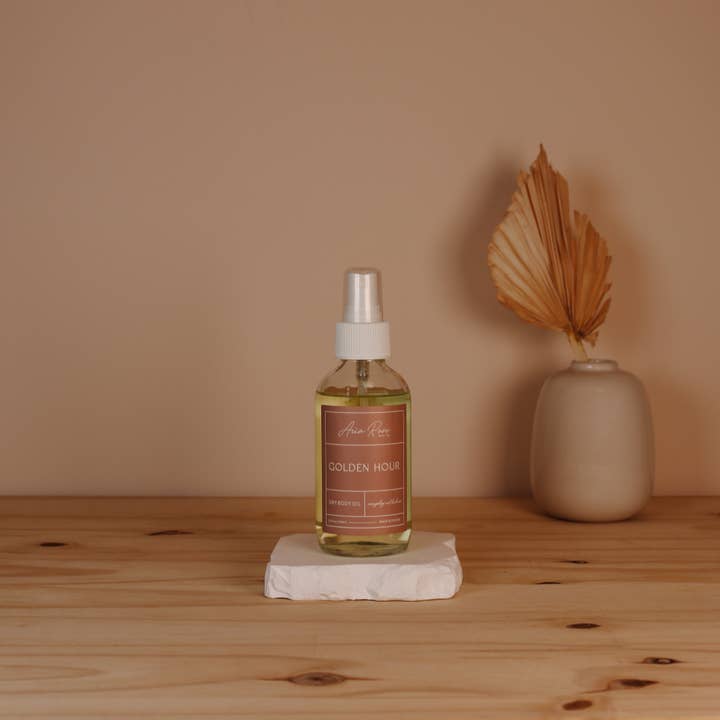 Aria Rose Bath Co - Wholesale Bath/Body Oil - Golden Hour Dry Body Oil