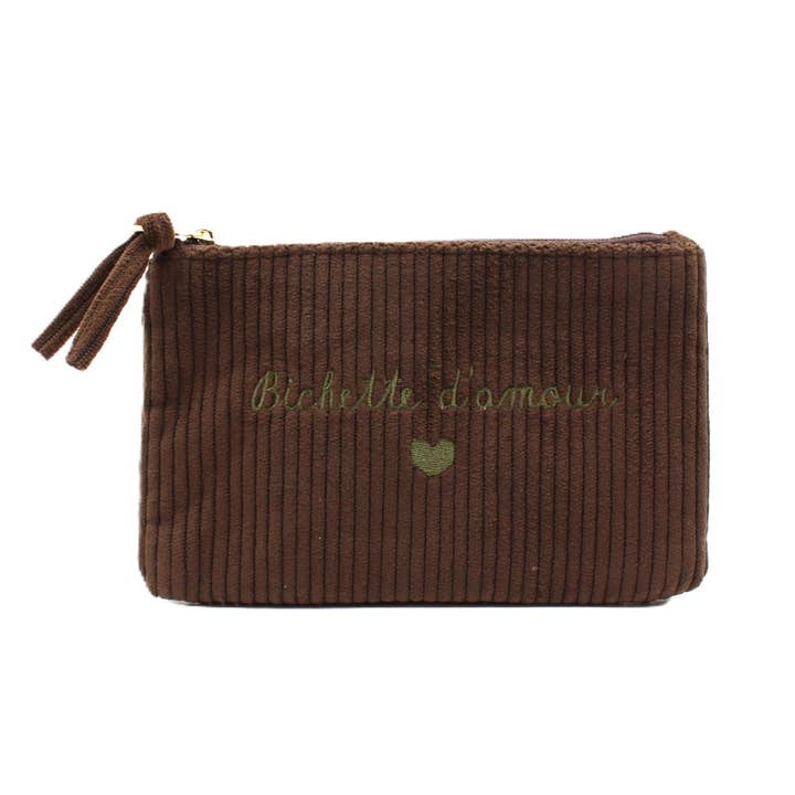 Ribbed pouch message - Love darling for wholesale by Reference Mode