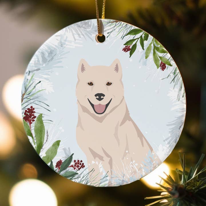 Kishu Ken Hund Juldekorationer för wholesale av Canine Companions