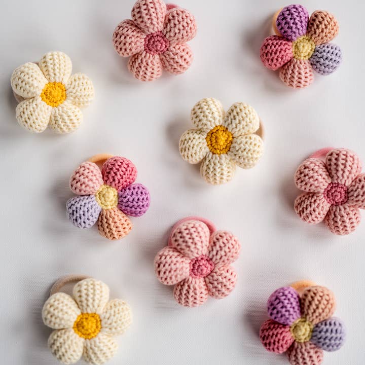 Daisy Hair Tie for wholesale by Hemsin Atelier