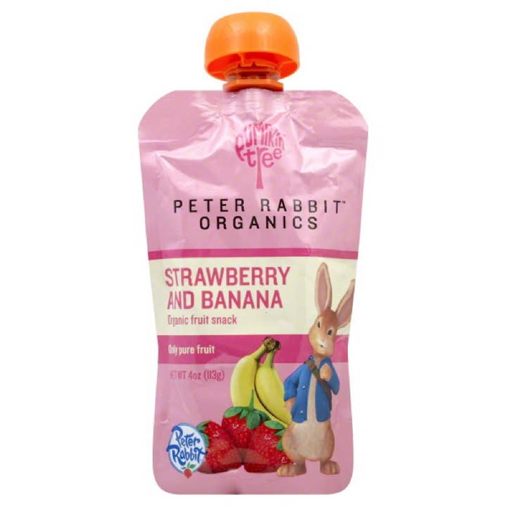 Pumpkin Tree Strawberry and Banana Organic Fruit Snack, 4 Oz for wholesale by KeHE Distributors, LLC