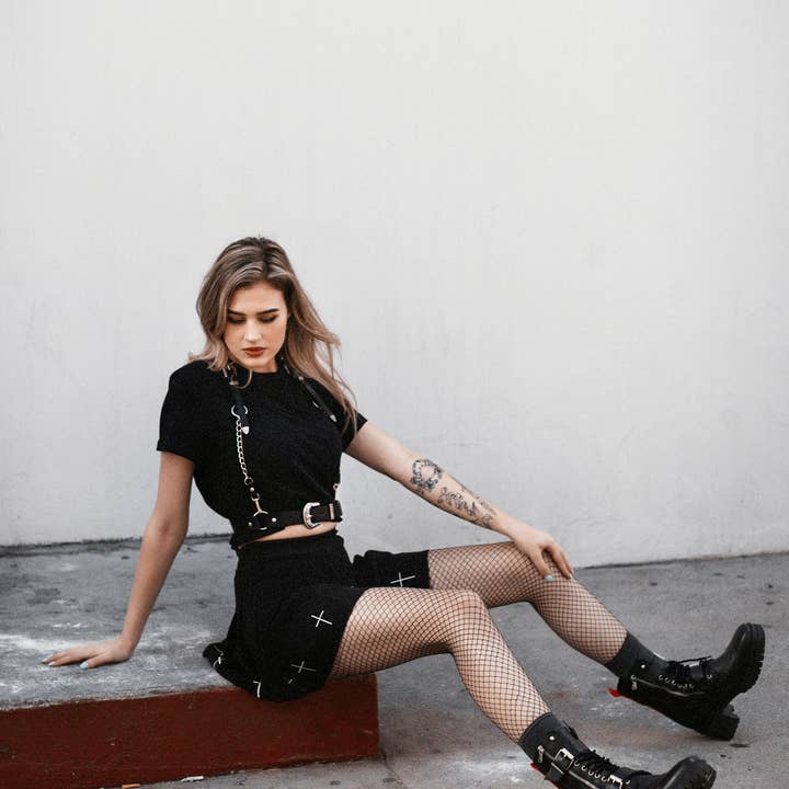 Lively Ghosts - Vendita all'ingrosso Cintura - Donna - Imbracatura a catena gotica occidentale «Sharpshooter»14