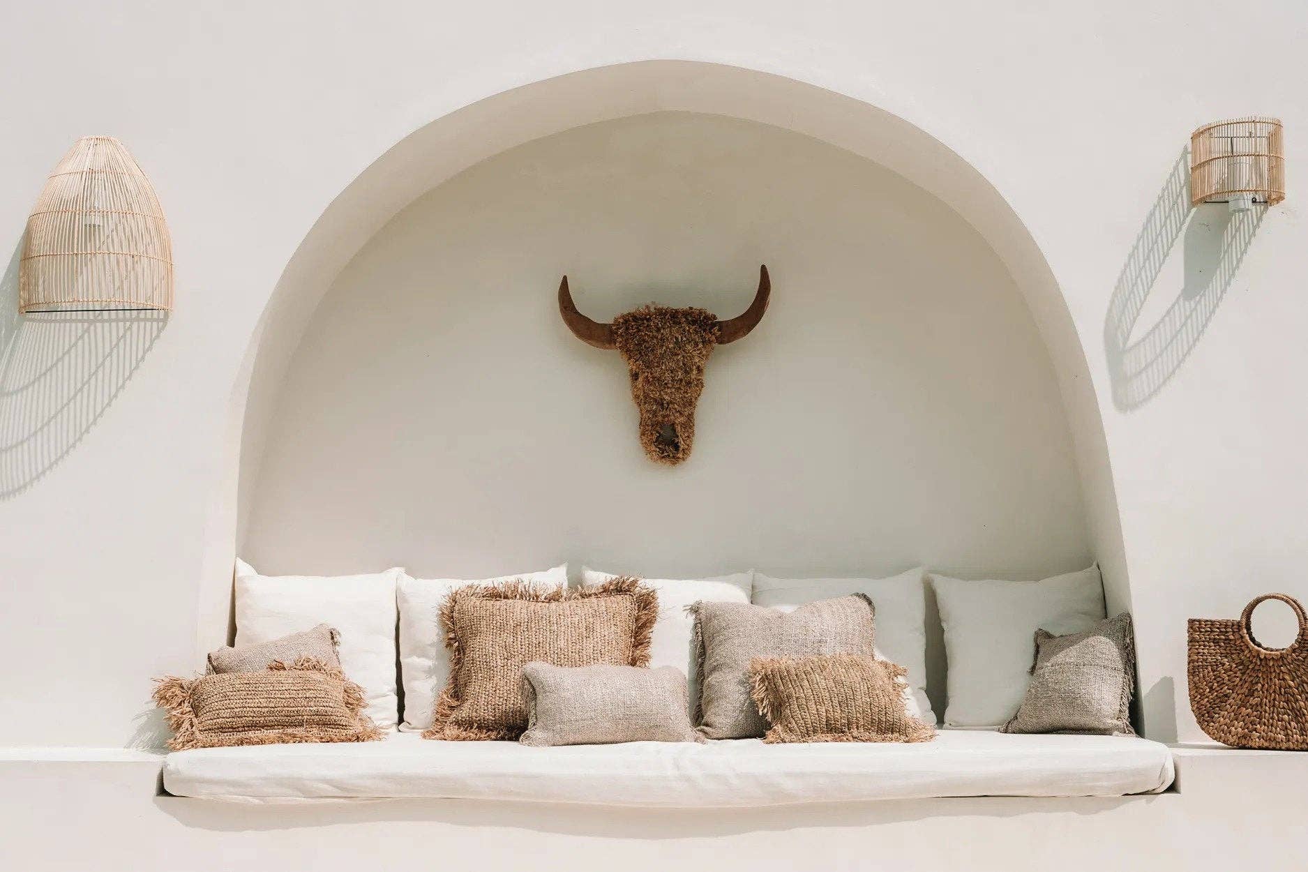 Bazar Bizar Living – Großhandel 3D-Wandkunst – The Gigi Wandleuchte - Natur - S6