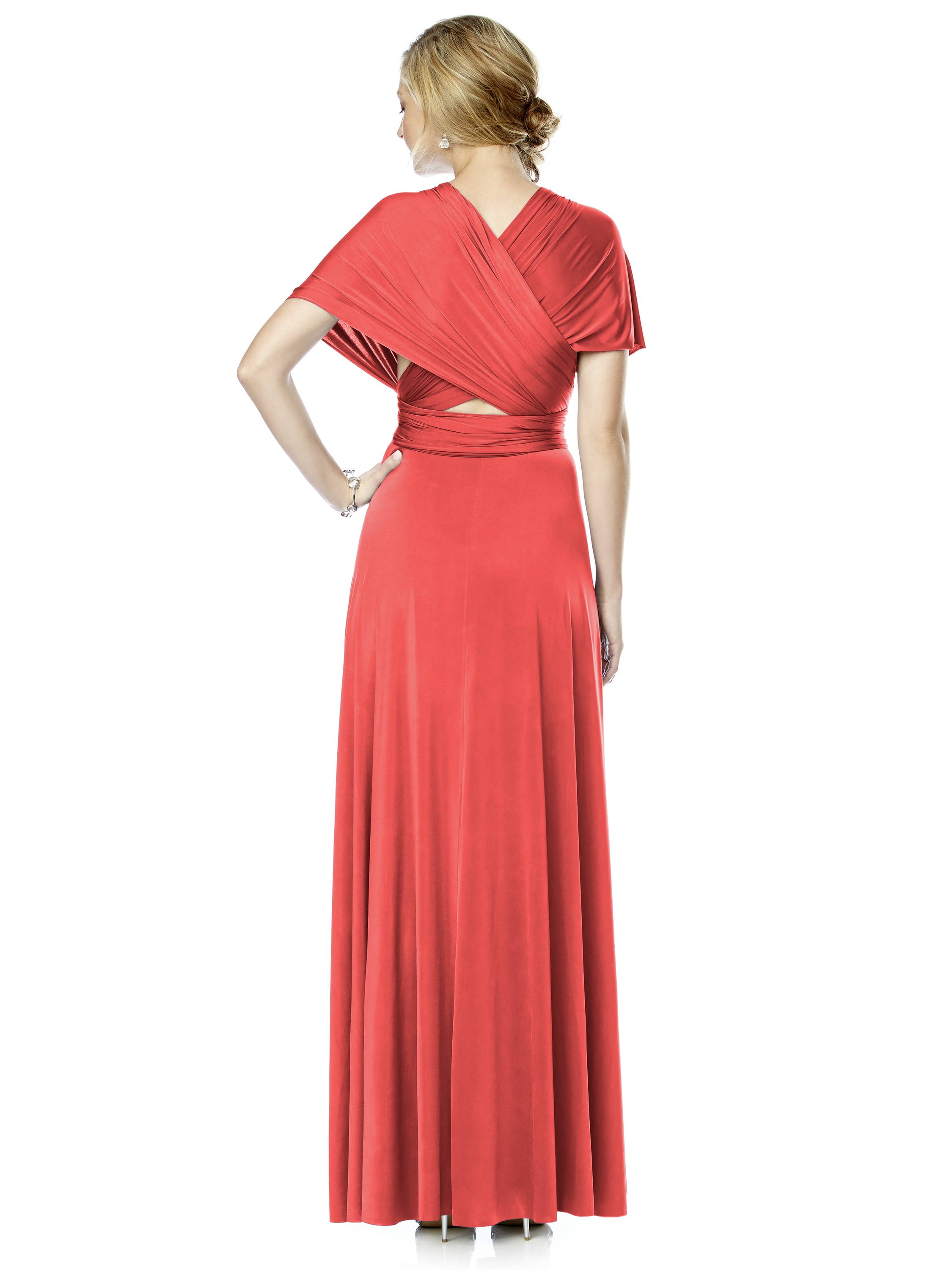 Dessy Group – Großhandel Kleid – Damen – Twist Wickelkleid: Lang85