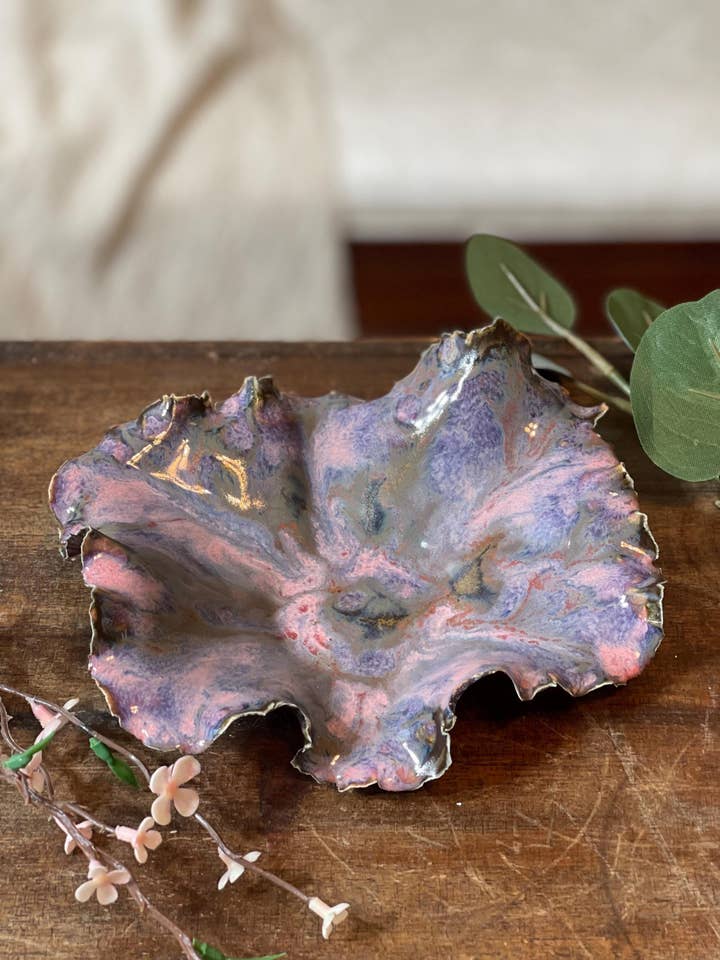 Bol Blossom pour la vente par Cori Ceramics & Art LLC