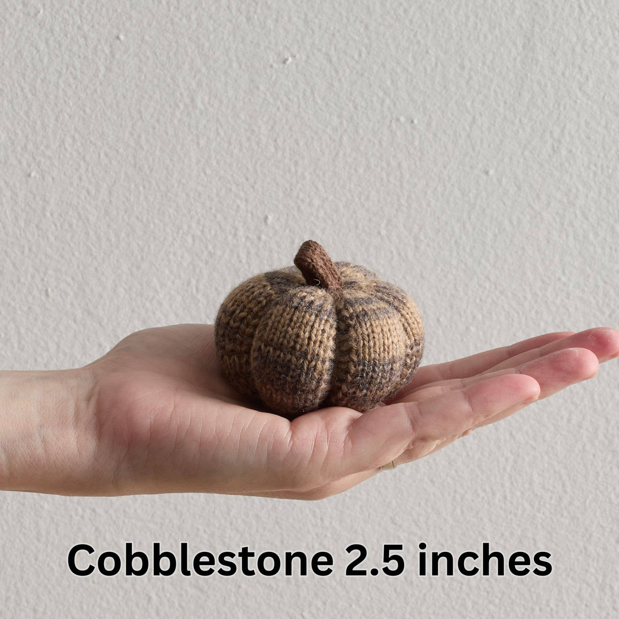 Your Heart's Content - Wholesale Decorative Tabletop Object - Cozy Pumpkins, Variegated Knit Yarn Colors, Handcrafted Gift14