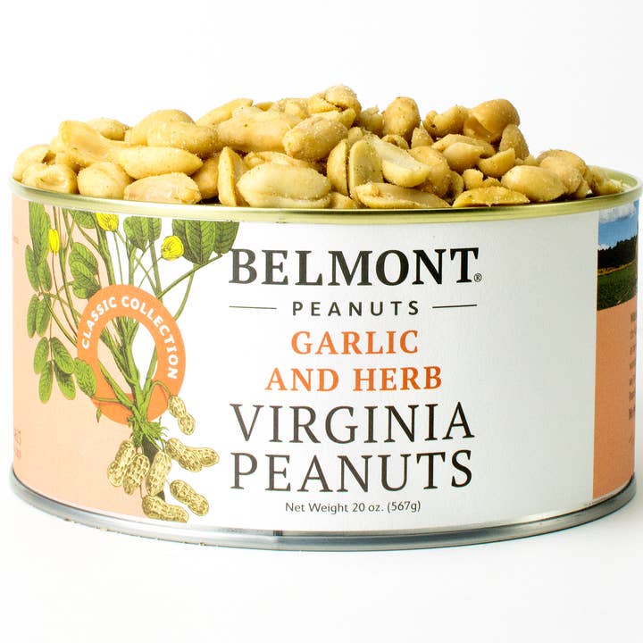 Garlic Herb Virginia Peanuts for wholesale by Belmont Peanuts