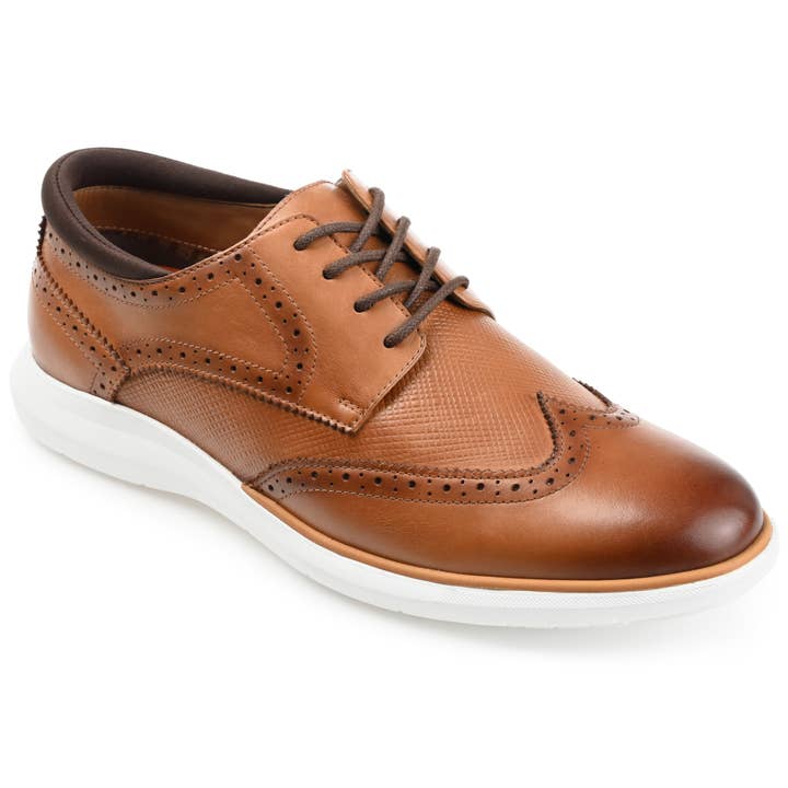 Thomas & Vine Savage Embossed Wingtip Derby for wholesale by VANCE