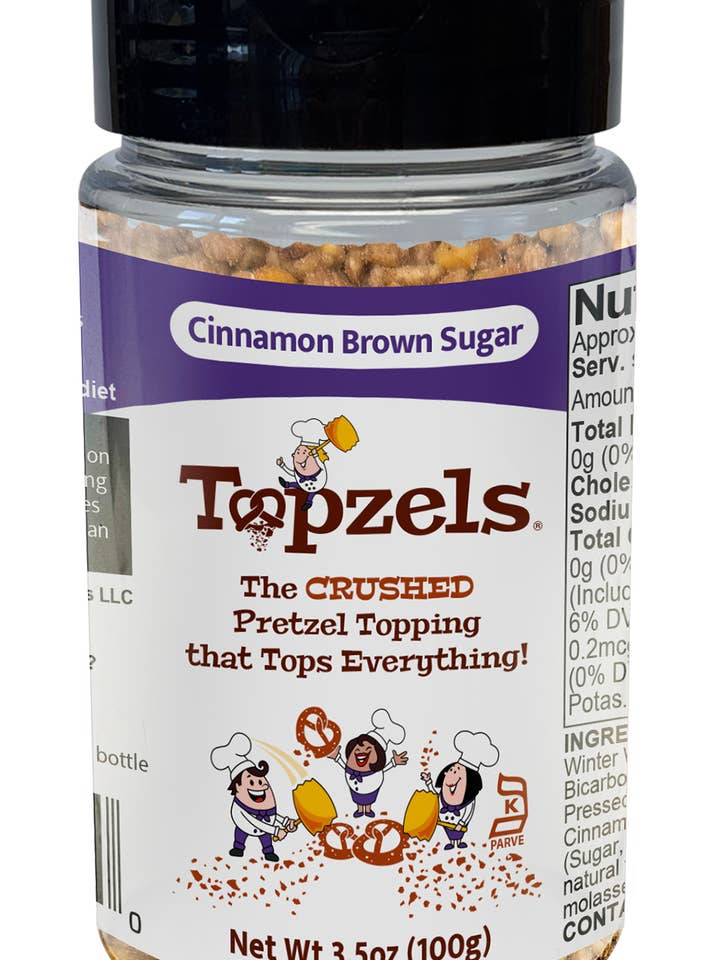 Topzels Cinnamon Brown Sugar Pretzel Bits for wholesale by Pretzel Pete