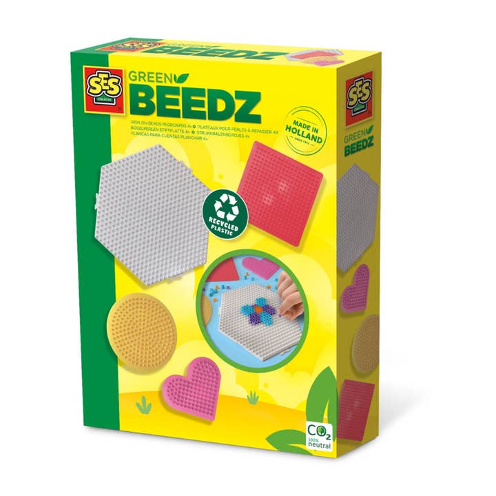 Green Beedz - Plaques perforées 4x pour la vente par Robbie Toys Ltd