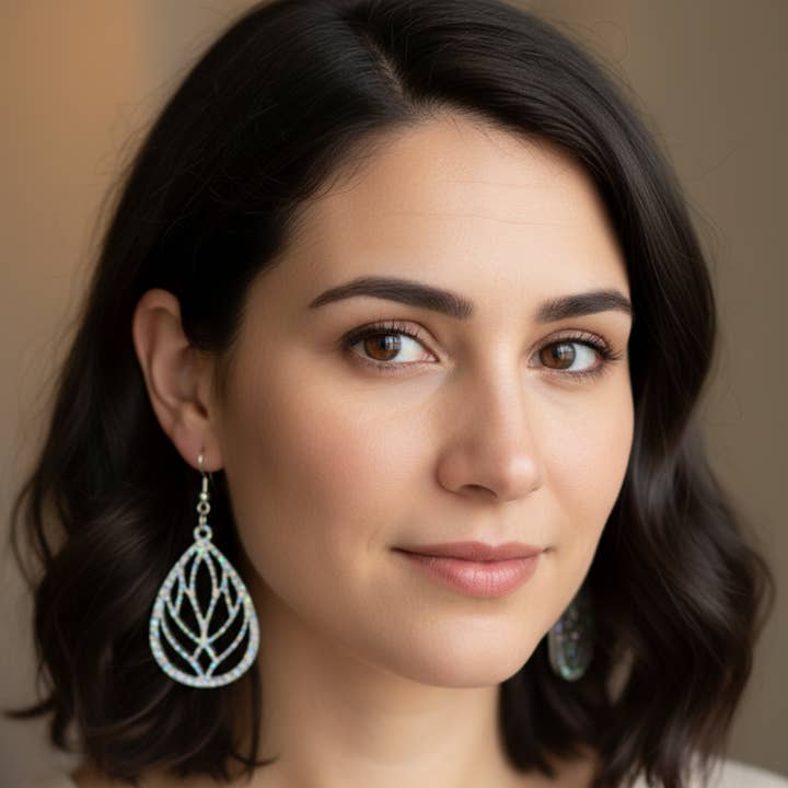 Evening Lantern Crystal Drops (Earrings) for wholesale by Chromani