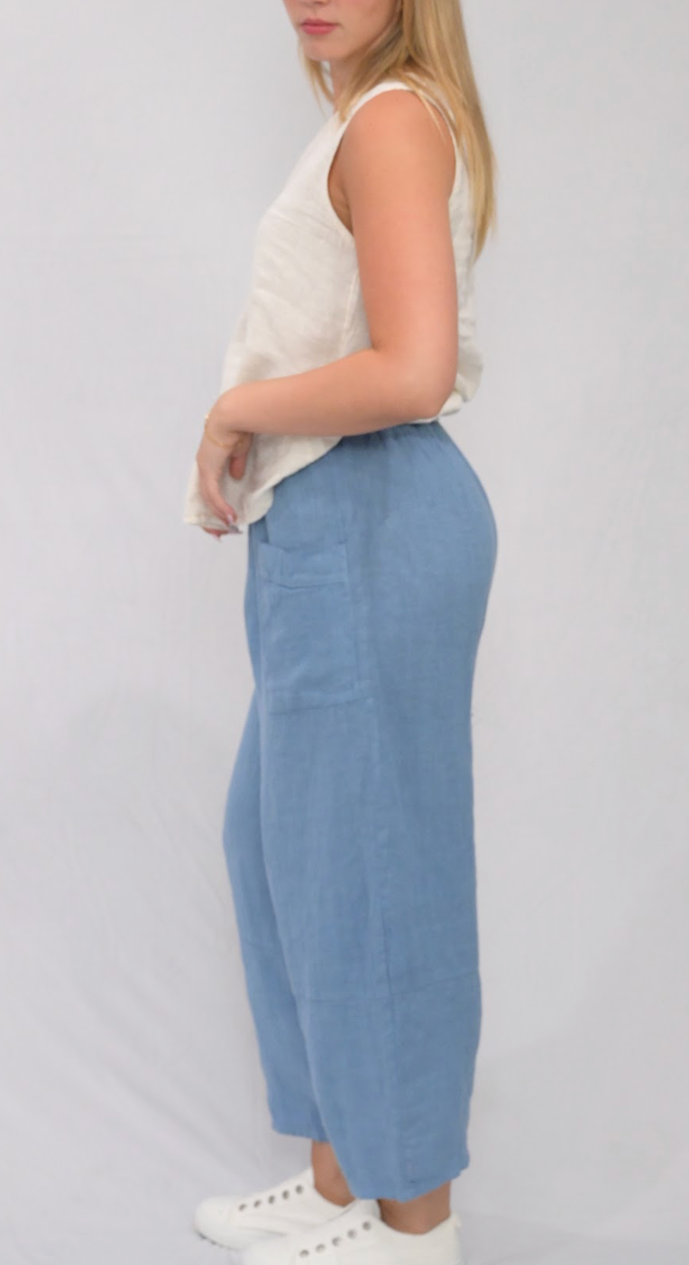 Merci Marie - Wholesale Pants - Women's - Linen Barrel Pants1
