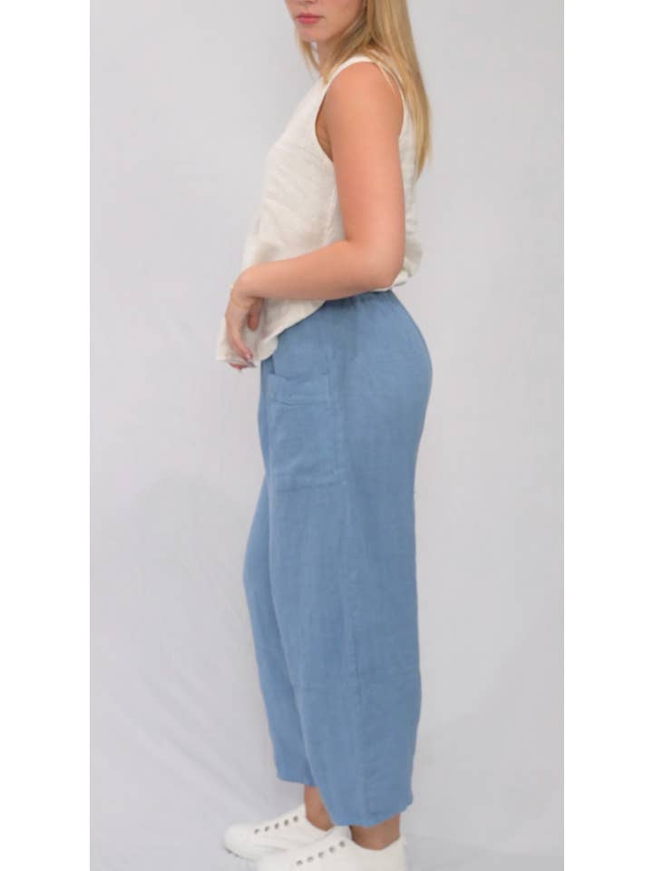 Merci Marie - Wholesale Pants - Women's - Linen Barrel Pants1