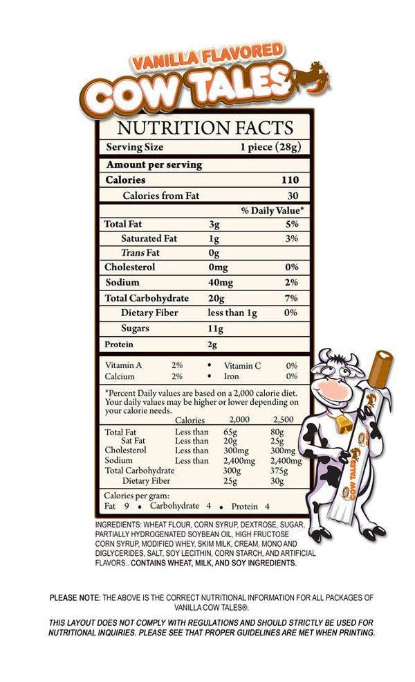 I Got Your Candy - Wholesale Caramel - Goetzes Cow Tales Vanilla 1oz - 36ct6