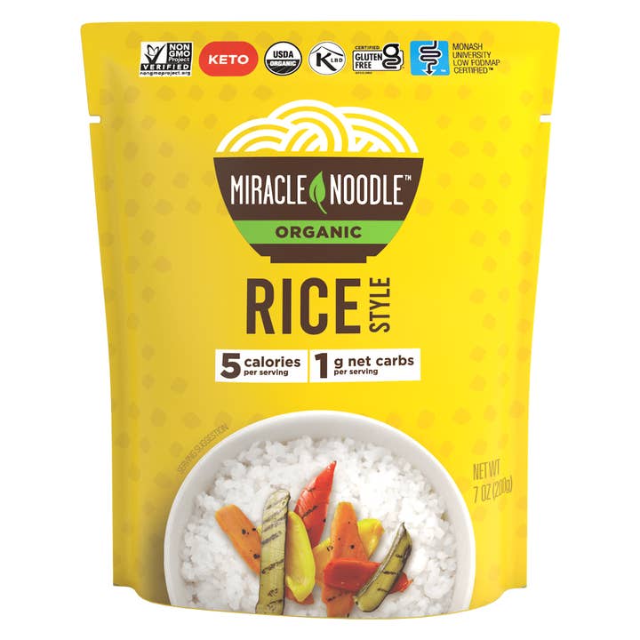 Organic Ready to Eat Rice for wholesale by Miracle Noodle