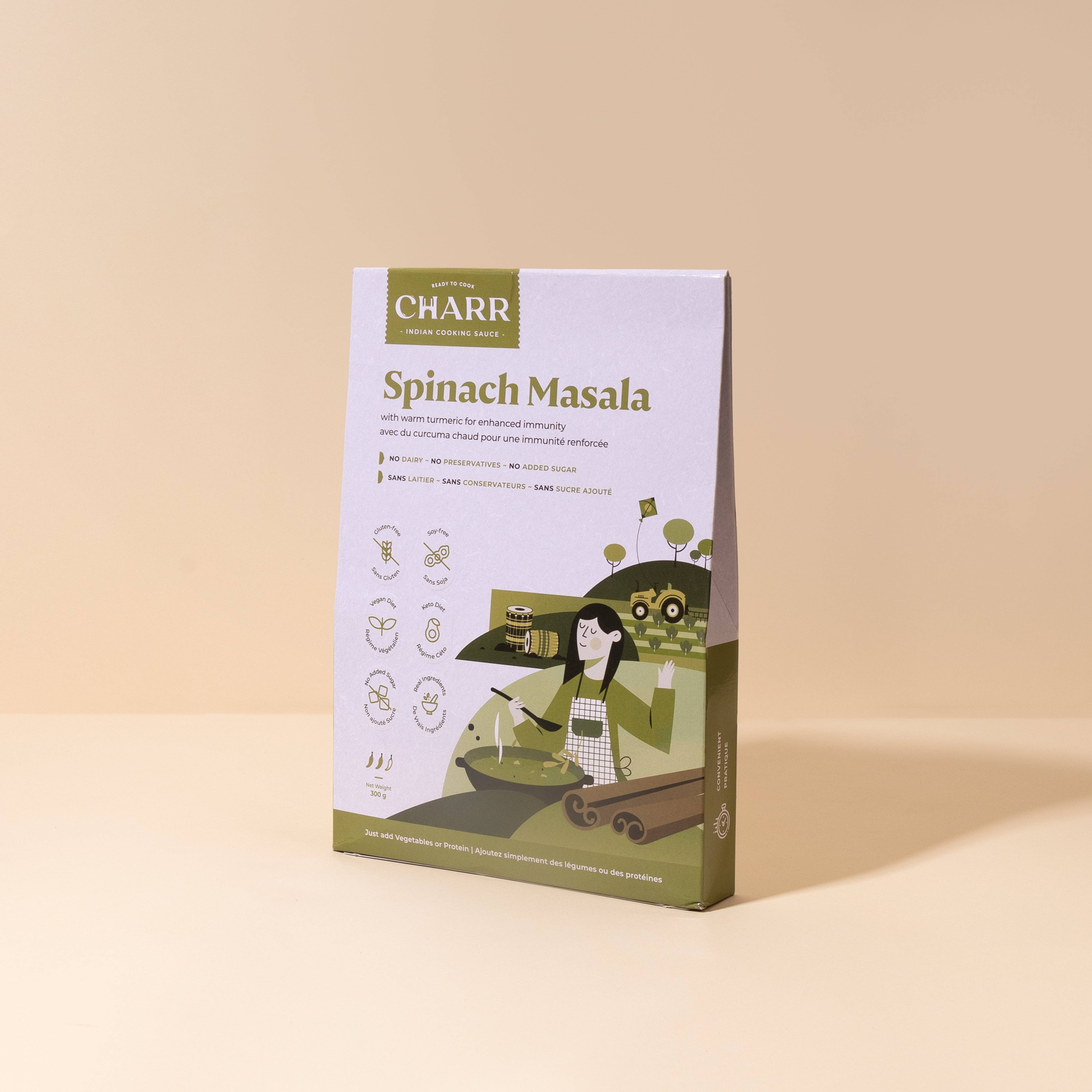 Charr – Großhandel Soße – Spinat Masala1
