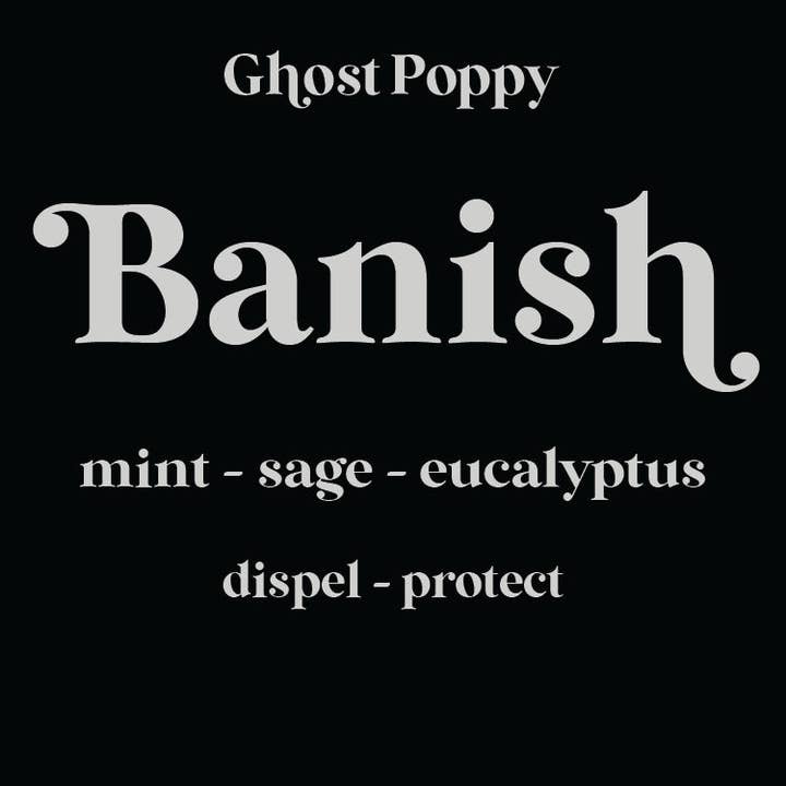 Ghost Poppy - Vente Encens - Encens Banish pour purification spirituelle2