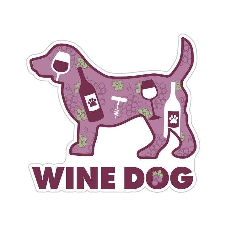 3" klistermærke - vinhund for engroshandel hos Dog Speak