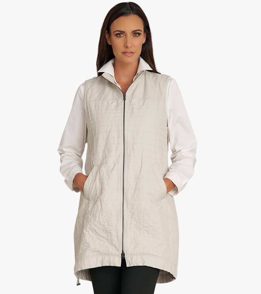 Stella Carakasi - Wholesale Outerwear Vest - Women's - Women's Zip-Front On The Go Vest5