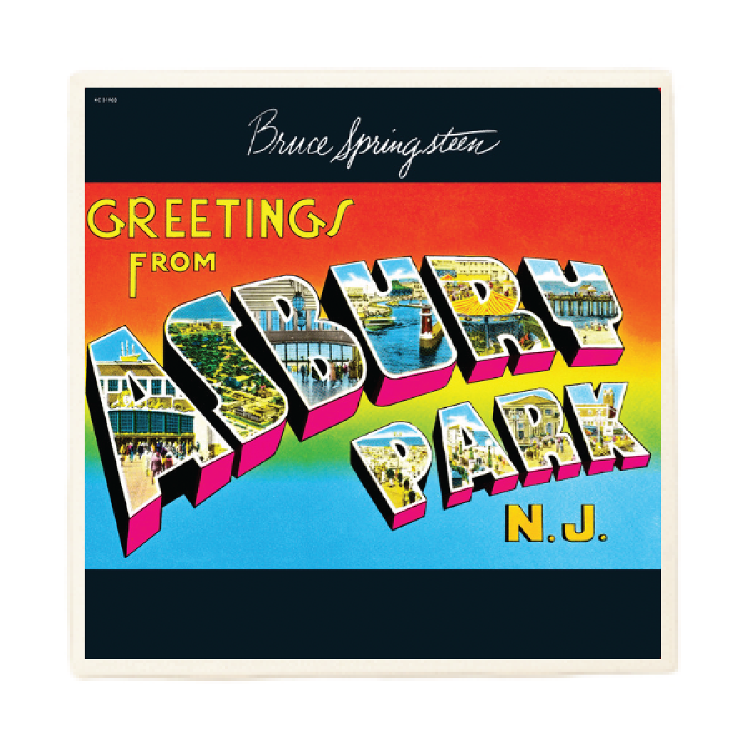 Lucky Mfg. Co. – wholesale Underlägg – Bruce Springsteen Hälsningar från Asbury Park Album Coaster0