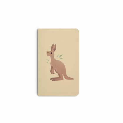 ikonink - Wholesale Notebook - Kenny Kangaroo - Bush Buddies Lined Notebook, A6
