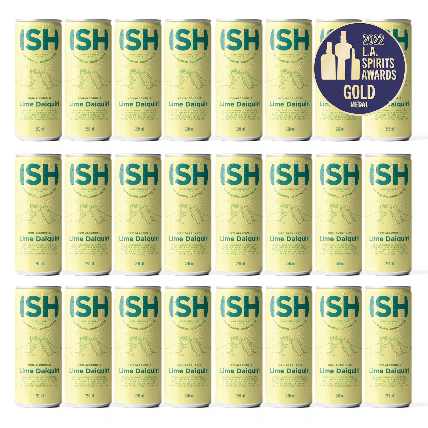 The Zero Proof - Wholesale Non-Alcoholic Aperitif/Mocktail - ISH Lime Daiquiri - 4-Pack5