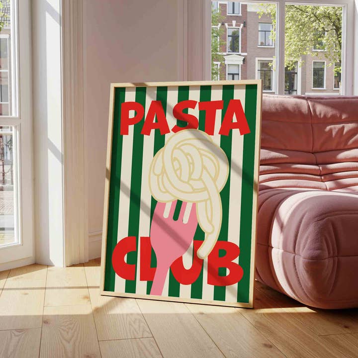 POSTERAMI - Wholesale Art Print - Pasta Club Art Print4