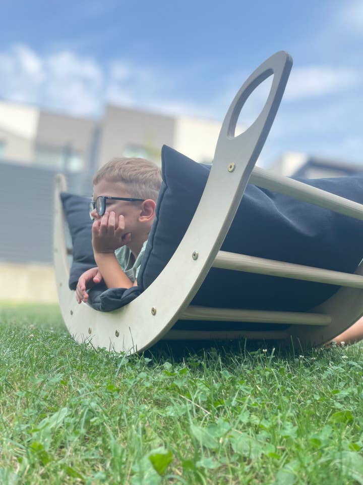 Climbing ARCH, Wooden Balancing ladder for kids play area for wholesale by Woodinout