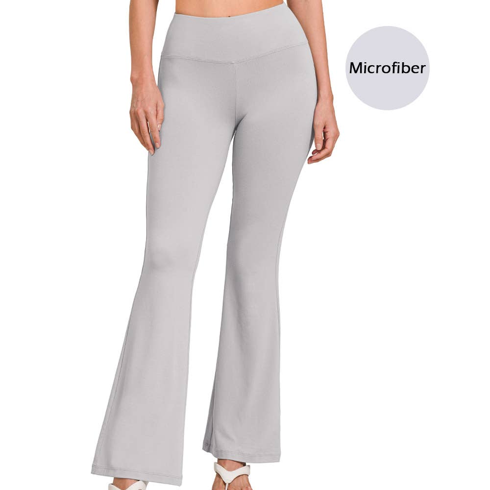 42POPS – Engroshandel Sports-/loungeleggings – til kvinder – 1014 Smørbløde Flare Ben Højtaljede Yogabukser SI-262021