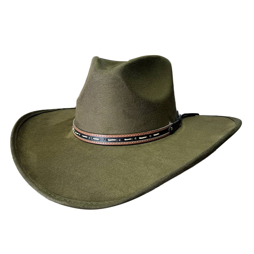 American Hat Makers - Wholesale Cowboy Hat - Unisex - Cowboy Suede Hat - Style Ace High16