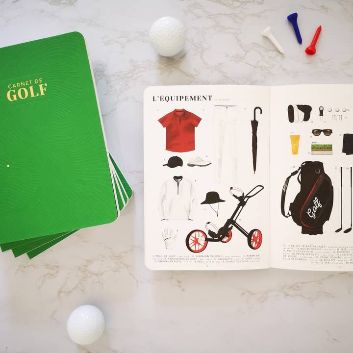 AVENTURA ÉDITIONS - Vente Journal intime - Carnet de Golf (Langue française)3