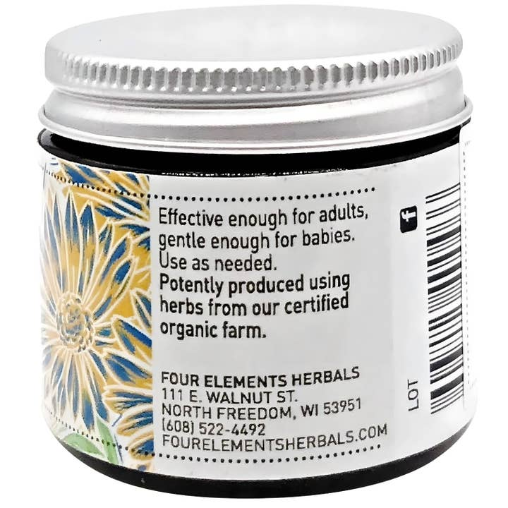 Four Elements Organic Herbals - Vente Crème/baume/pommade cicatrisante - Regarde, No X Ma ! Crème apaisante pour la peau - 2 oz3