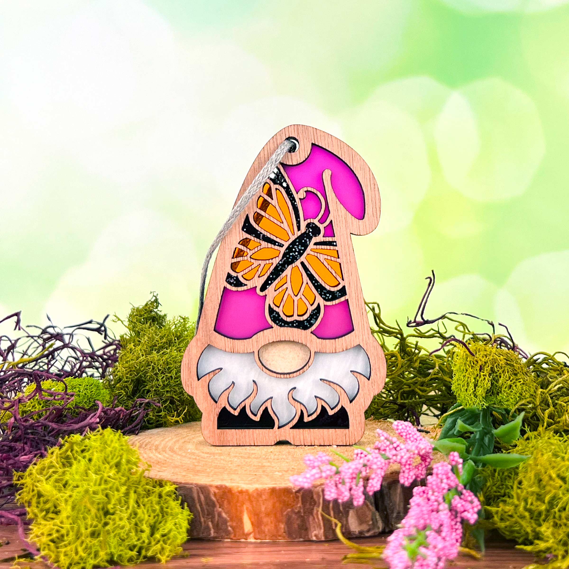Forged Flare® - Wholesale Ornament - Monarch Butterfly Ornament | 3.75" (H) Garden Gnome Gift | Nature's Gnomes™10