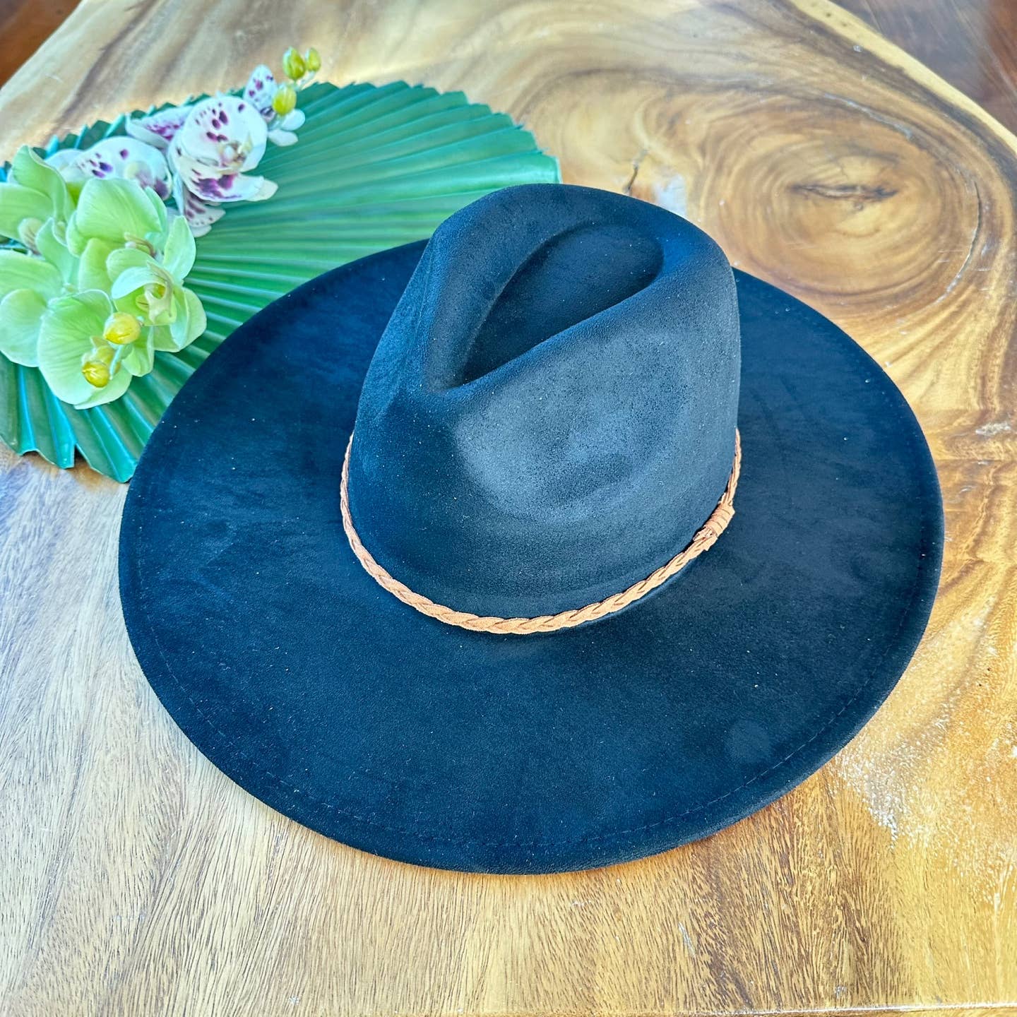 Queens INC - Wholesale Fedora - Women's - Best seller Fashion Classic Wide Brim Suede Primium  Hat Wid3