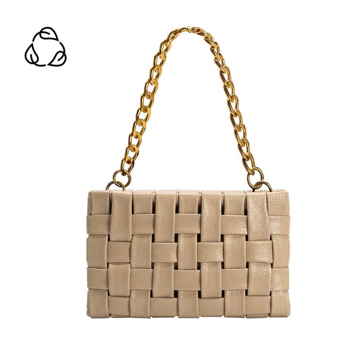 Melie Bianco - Wholesale Crossbody Bag - Women's - Mimie Mushroom Recycled Vegan Crossbody Bag