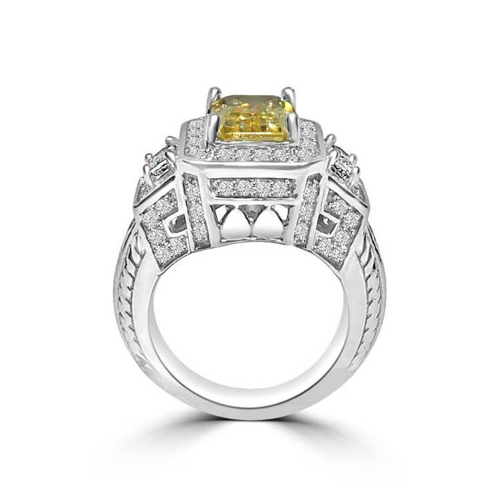 2CT Diamond Veneer Cubic Zirconia Ring. 635R12757 for wholesale by Diamond Veneer Travel Jewelry