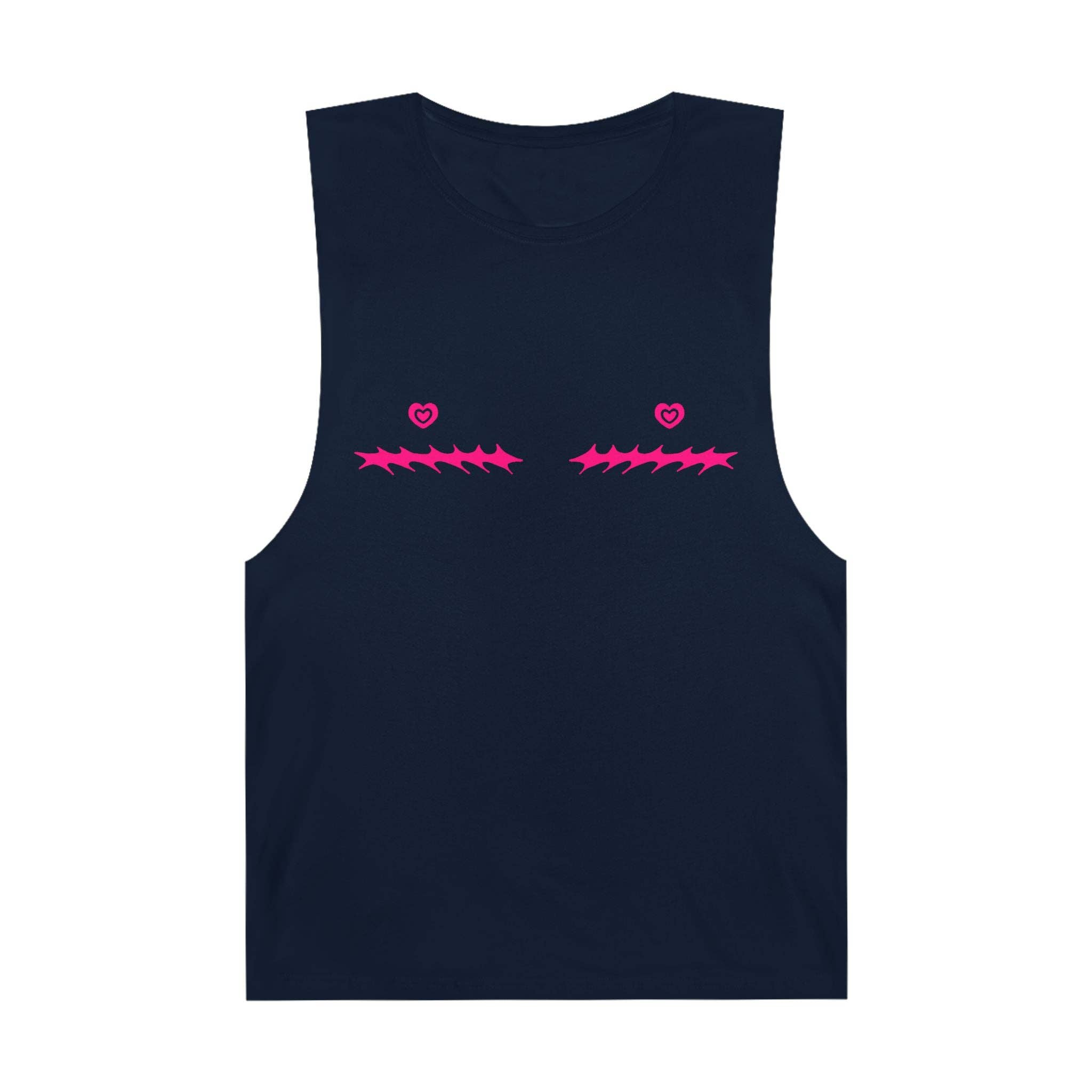 SoftBoysClub - Wholesale Tank Top - Men's - Heart Nipple Top Surgery Scars Tank Top2