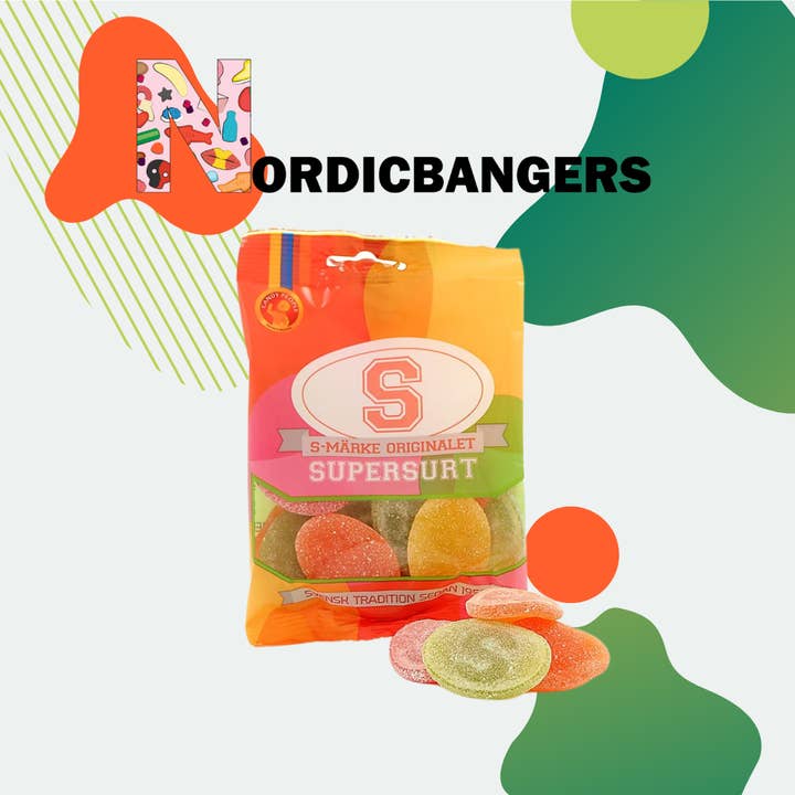 Nordicbangers - Swedish Candy Supply – wholesale Gummy – S-Brands Super Sour 80g Swedish Candy
